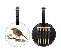 Little Robin Sac de rangement pour tees de golf Noir Facile à transporter et plus efficace pour jouer au golf