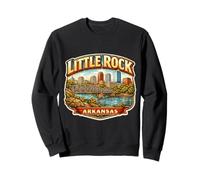 Little Rock Arkansas Souvenir Ville Visiteur État Souvenir Sweatshirt