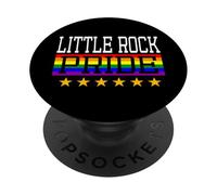 Little Rock Pride Drapeau Arc-en-Ciel Gay Lesbienne Queer LGBT PopSockets PopGrip Adhésif