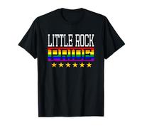Little Rock Pride Drapeau Arc-en-Ciel Gay Lesbienne Queer LGBT T-Shirt
