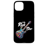 Little Rock Star, Groupe de Guitare, Funny Rock, Filles garçons Enfants Coque pour iPhone 15 Plus
