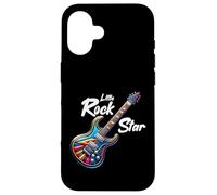 Little Rock Star, Groupe de Guitare, Funny Rock, Filles garçons Enfants Coque pour iPhone 16