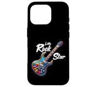 Little Rock Star, Groupe de Guitare, Funny Rock, Filles garçons Enfants Coque pour iPhone 16 Pro