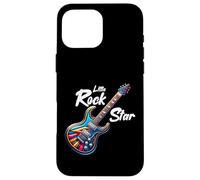 Little Rock Star, Groupe de Guitare, Funny Rock, Filles garçons Enfants Coque pour iPhone 16 Pro Max