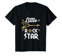 Little Rockstar T-shirt pour garçon et fille Motif guitare T-Shirt