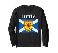 Little Scottish Clan Nom de famille Drapeau de l'Écosse Manche Longue