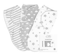Little Seeds Lange Coton Bébé Bio pour Bébé De 0 à 3 Mois Emmaillotage 100% Coton Couverture