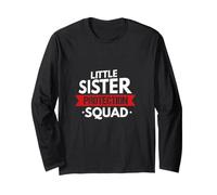 Little Sister Protection Squad Funny Big Brother Siblings Manche Longue