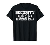 Little Sister Sécurité Halloween Trick Or Treat Big Brother T-Shirt