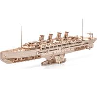 Little Story Titanic Puzzle 3D en bois de bateau de passagers - Kit de construction en bois - Kit de bricolage créatif à monter soi-même - Cadeau pour adolescents et adultes à partir de 14 ans