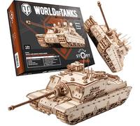 little story World of Tanks Panzer - Modèle en bois 3D - Voiture de combat blindé - Modèle officiel de licence à assembler - DYI - Machine de guerre - Jouet éducatif pour enfants - Char de combat en