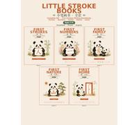 Little Stroke Books Complete Set: Five Chinese Writing Workbooks for Kids Ages 4-6: First Strokes, First Numbers, First Family, First Nature, First Home | Simplified Chinese, Pinyin and English