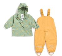 Little Tiger Ensemble combinaison de pluie pour enfant composé d'un pantalon de pluie et d'une veste de pluie, doublé, certifié Öko-Tex, coupe-vent, imperméable, capuche, combinaison boueuse pour