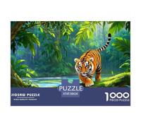 Little Tigre 1000 Pieces Jigsaw Puzzles for Adults Educhational Games Stress Relieving Entertainment Exercise The Memory of The Brain for Adults and Kids, Age 12 Years Up 38x26cm/1000pcs