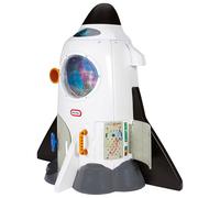 Little Tikes Adventure Rocket - Avec une chaise, des outils spatiaux, un télescope, une trappe d’évacuation et des accessoires amusants - Lumières et sons réalistes - Piles requises - 2 ans et +