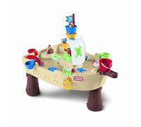 Little Tikes Anchors Away Bateau Pirate - Set de jeu aquatique pour les enfants - Sécurisé & Mobile - Encourage les jeux créatifs