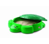 Little Tikes Bac à sable tortue pour les jeux d'été en extérieur sécurisés & mobiles, piscine & boîte de rangement. Encourage les jeux créatifs. Plastique Pour les enfants de 12 mois et +