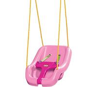 Little Tikes Balançoire 2-en-1 Snug 'n Secure - Set de Jeu pour Une Utilisation d’extérieur - Jeu de Plein air - Encourage Les Jeux Actifs - pour Les Enfants de 9 Mois à 4 Ans - Rose 645280