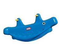 Little Tikes - Baleine Double à Bascule Bleue - Convient pour 1, 2 ou 3 enfants