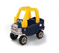 Little Tikes Camion Cozy – Klaxon qui sonne vraiment – 18 mois à 5 ans – Bleu/Coccinelle/Coupé