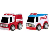 Little Tikes Crazy Fast Cars 2-Pack Racin Responders Camion De Pompiers, Ambulance 659461
