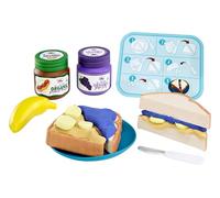Little Tikes Creative Chef Peanut Butter & Jelly Kit - avec Make-It Mix Play Sand, 10 Accessoires, Sandwich Maker Réaliste, Non COMMESTIBLE, Convient aux Garçons et aux Filles âgés de 3 Ans et Plus