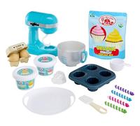 Little Tikes Creative Chefs Baker's Kit - Avec Sable Spécial Make-It ! Mix, 18 Accessoires, Jeu de Boulangerie Réaliste, Pour Garçons et Filles de 3 Ans et Plus, NON COMESTIBLE