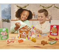 Little Tikes Creative Chefs Gingerbread House Kit- Livré avec Make It Mix et 22 Accessoires réalistes, Ensemble de Cuisine de Jeu, Non COMMESTIBLE, pour garçons et Filles âgés de 3 Ans et Plus