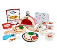 Little Tikes Creative Chefs Pizza Kit - avec Sable Spécial Make-It ! Mix, 22 Accessoires, pour Jouer au Pizzaïolo, pour Les Garçons et Les Filles de 3 Ans et Plus, Non Comestible