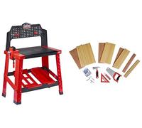 Little Tikes Creative Construction Workbench - Plus de 15 éléments Inclus, Jeu de Construction pour Jouer à Faire Semblant, Convient aux garçons et aux Filles de Plus de 3 Ans