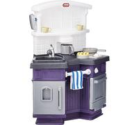 Little Tikes Cuisine côte à côte pour enfants - Jouet interactif avec du son et des ustensiles de cuisine - Jouet sensoriel pour des activités créatives, pour les enfants âgés de 3 à 5 ans