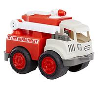 Little Tikes Dirt Digger Véritable camion de pompier fonctionnel pour enfants - Pulvérise de l’eau - Echelle extensible & rotative - Suscite les jeux actifs - Usage intérieur ou extérieur - 2 ans +