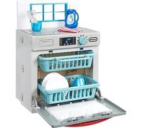 Little Tikes First Dishwasher - Appareil Électroménager Réaliste pour Enfants - Jouet Interactif avec 14 Accessoires de Cuisine pour les Enfants de 2 Ans et Plus