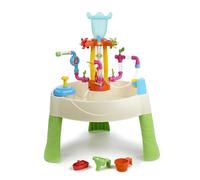 Little Tikes Fountain Factory Table de jeux aquatique - Jouet d’extérieur, table sécurisée & portable - Jouet sensitif de plein air, encourage les créatifs, pour les enfants de 24 mois et +