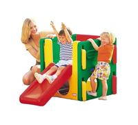 Little Tikes Junior Activity Gym - Grimper, Ramper et Glisser - Le Jeu Actif Favorise le Développement Physique - Utilisation Intérieure ou Extérieure - Naturel