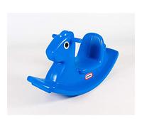 little tikes Le Cheval à Bascule Rocking Horse - Activité et motricité pour Les Enfants - Poignées Facile à attrapper & Selle Stable et sécurisée- Construction Durable - Bleu