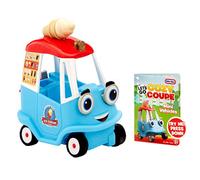 Little Tikes Let's Go Cozy Coupe - Camion marchant de Glace - Mini véhicule Push and Play de table & sol - Dès 3 ans