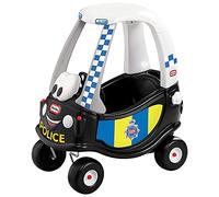 Little Tikes Macchina della Polizia Cozy Coupe - Gioco Cavalcabile con Clacson che Funziona Davvero, Interruttore di Accensione a Scatto & Tappo del Serbatoio