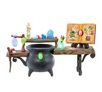 Little Tikes Magic Workshop Ensemble de jeu - 20 réactions enchanteresses, plus de 50 lumières et sons, 6 recettes de potion - Accessoires amusants - Piles requises - À partir de 3 ans