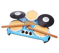 Little Tikes My Real Jam Batterie - Jouet avec des baguettes & 1 caisse - 4 modes de jeu, contrôle du volume, connexion Bluetooth - Encourage les jeux imaginatifs & créatifs - 3 ans & +