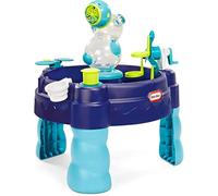 little tikes Table d'Activités Aquatiques 3-en-1-Jeux d'Extérieur Actifs pour Enfants-Contient Une Machine à Bulles et à Mousse-Jouet Portatif avec Accessoires-Âges 2+, 656033M8