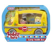 Little Tikes Toddle Tots Camp Toddle Bus - Ensemble de jeu avec bus et 3 figurines pour simulation, jouet et cadeau pour tout-petits