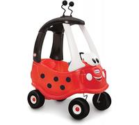 little tikes Voiturette Coccinelle Coupé Cozy - Conduisez avec Un Vrai Klaxon de Travail, Interrupteur D'Allumage à Clic & Carburant