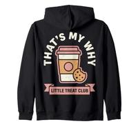 Little Treat Club Funny Snack Reward Quote Sweat à Capuche