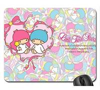 Little Twin Stars Mouse Pad, Mousepad (25,9 x 21,1 x 0,3 cm)