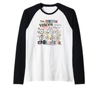 Little Voices Get More Bicycle Lover Manche Raglan
