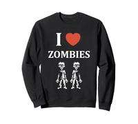 Little Zombie Dead Halloween i Love Zombies Sweatshirt