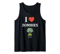 Little Zombie Funny Halloween Dead i Love Zombies Débardeur