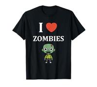 Little Zombie Funny Halloween Dead i Love Zombies T-Shirt