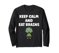 Little Zombies Halloween Dead Eat Brains Zombie Manche Longue